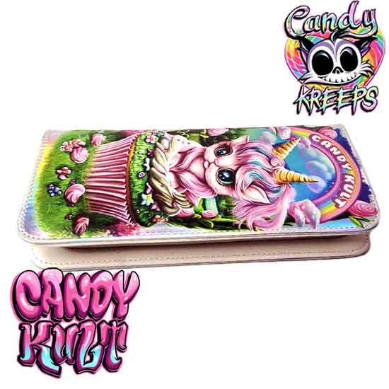 Flossie The Kitticorn Candy Kreeps Candy Kult Long Line Wallet - Candy Kult - Candy Cult - Candy Kult Land - Wishbone - Boo Kitty - Panku - Frosti - Toxic Kitten - Hex-Heart - Cult Candy - Cake High Heels - [product_vendor}
