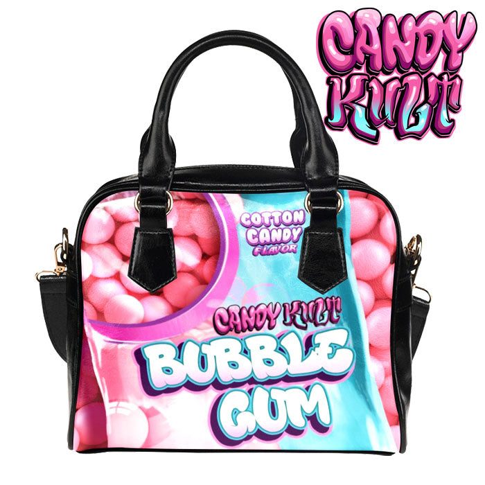 Cotton Candy Bubble Gum Candy Kult Classic Convertible Crossbody Handbag - Candy Kult - Candy Cult - Candy Kult Land - Wishbone - Boo Kitty - Panku - Frosti - Toxic Kitten - Hex-Heart - Cult Candy - Cake High Heels - [product_vendor}