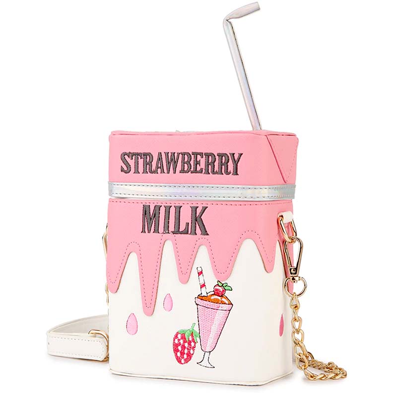 Strawberry Milk Crossbody Bag - Candy Kult - Candy Cult - Candy Kult Land - Wishbone - Boo Kitty - Panku - Frosti - Toxic Kitten - Hex-Heart - Cult Candy - Cake High Heels - [product_vendor}