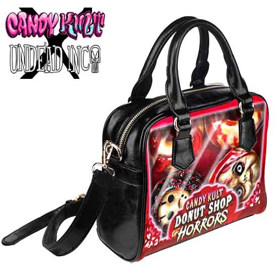 Donut Box Of Horrors Candy Kult Classic Convertible Crossbody Handbag - Candy Kult - Candy Cult - Candy Kult Land - Wishbone - Boo Kitty - Panku - Frosti - Toxic Kitten - Hex-Heart - Cult Candy - Cake High Heels - [product_vendor}