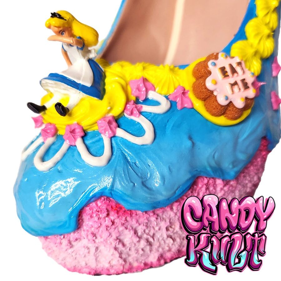 Mad Tea Party Cake High Heel Shoes - Candy Kult - Candy Cult - Candy Kult Land - Wishbone - Boo Kitty - Panku - Frosti - Toxic Kitten - Hex-Heart - Cult Candy - Cake High Heels - [product_vendor}