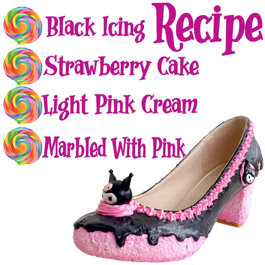 Kuromi Cake High Heel Shoes - Candy Kult - Candy Cult - Candy Kult Land - Wishbone - Boo Kitty - Panku - Frosti - Toxic Kitten - Hex-Heart - Cult Candy - Cake High Heels - [product_vendor}