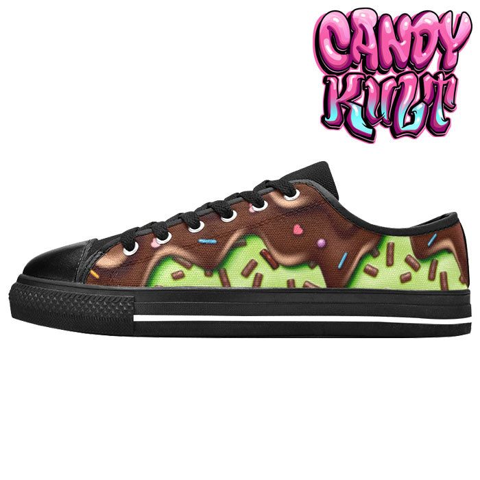 Sprinkles Please Choc Mint Women's Low Canvas Shoes - Candy Kult - Candy Cult - Candy Kult Land - Wishbone - Boo Kitty - Panku - Frosti - Toxic Kitten - Hex-Heart - Cult Candy - Cake High Heels - [product_vendor}