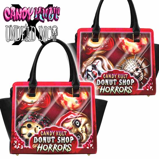 Donut Box Of Horrors Candy Kult Crossbody Handbag - Candy Kult - Candy Cult - Candy Kult Land - Wishbone - Boo Kitty - Panku - Frosti - Toxic Kitten - Hex-Heart - Cult Candy - Cake High Heels - [product_vendor}