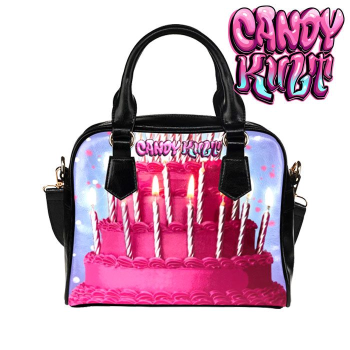 Fit For A Princess Cake Candy Kult Classic Convertible Crossbody Handbag - Candy Kult - Candy Cult - Candy Kult Land - Wishbone - Boo Kitty - Panku - Frosti - Toxic Kitten - Hex-Heart - Cult Candy - Cake High Heels - [product_vendor}