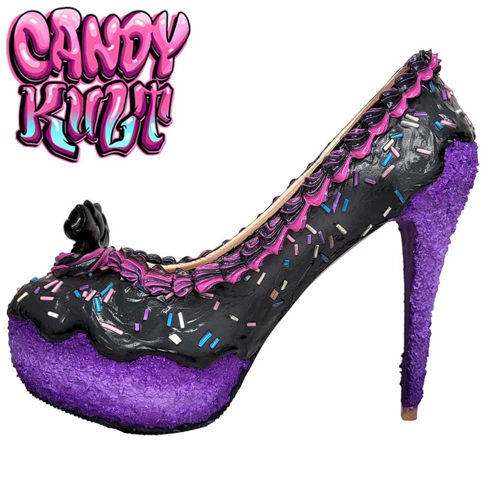 Bat Kitty Cake High Heel Shoes - Candy Kult - Candy Cult - Candy Kult Land - Wishbone - Boo Kitty - Panku - Frosti - Toxic Kitten - Hex-Heart - Cult Candy - Cake High Heels - [product_vendor}