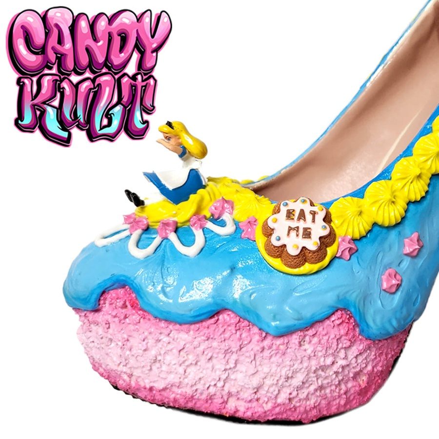 Mad Tea Party Cake High Heel Shoes - Candy Kult - Candy Cult - Candy Kult Land - Wishbone - Boo Kitty - Panku - Frosti - Toxic Kitten - Hex-Heart - Cult Candy - Cake High Heels - [product_vendor}
