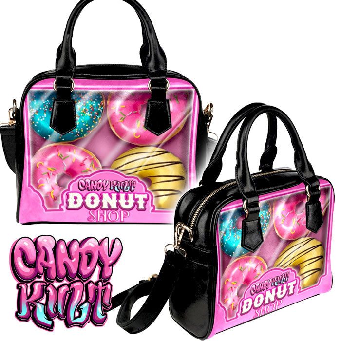 Box Of Donuts Candy Kult Classic Convertible Crossbody Bag - Candy Kult - Candy Cult - Candy Kult Land - Wishbone - Boo Kitty - Panku - Frosti - Toxic Kitten - Hex-Heart - Cult Candy - Cake High Heels - [product_vendor}