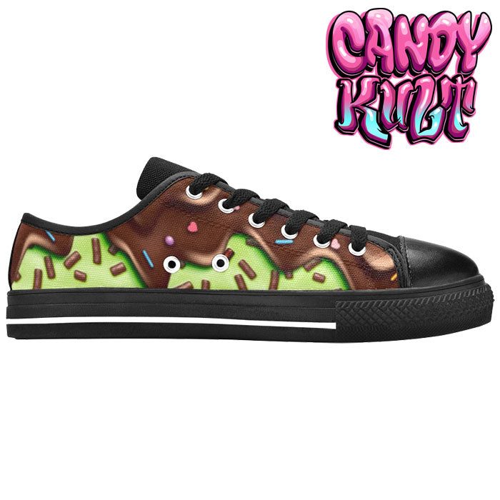 Sprinkles Please Choc Mint Women's Low Canvas Shoes - Candy Kult - Candy Cult - Candy Kult Land - Wishbone - Boo Kitty - Panku - Frosti - Toxic Kitten - Hex-Heart - Cult Candy - Cake High Heels - [product_vendor}