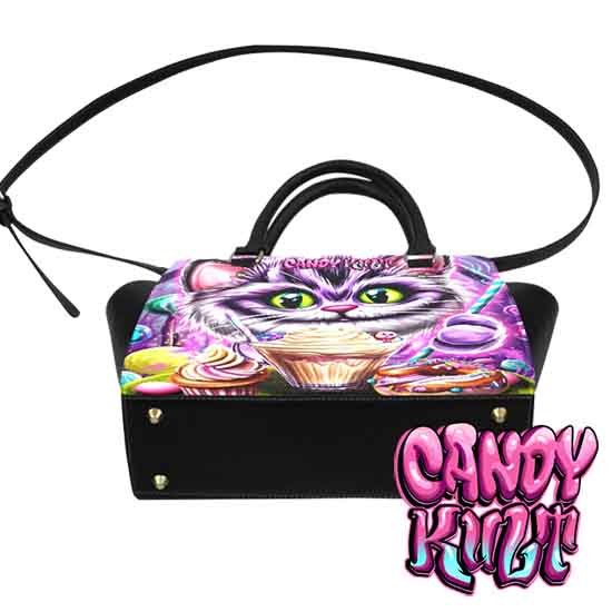 Cheshire Cat Tea Party Candy Kult Crossbody Handbag - Candy Kult - Candy Cult - Candy Kult Land - Wishbone - Boo Kitty - Panku - Frosti - Toxic Kitten - Hex-Heart - Cult Candy - Cake High Heels - [product_vendor}